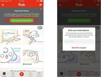 Cara backup data Path lewat aplikasi.