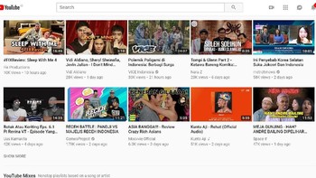 Situs YouTube saat ini. Foto: instagram.com/webdesignmuseum/