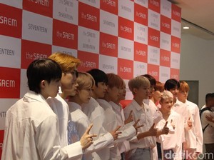 Meriah! Fans Dibuat Histeris di Event Fansign SEVENTEEN