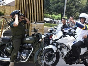 Anies Baswedan dan Ridwan Kamil Lagi Demam Moge