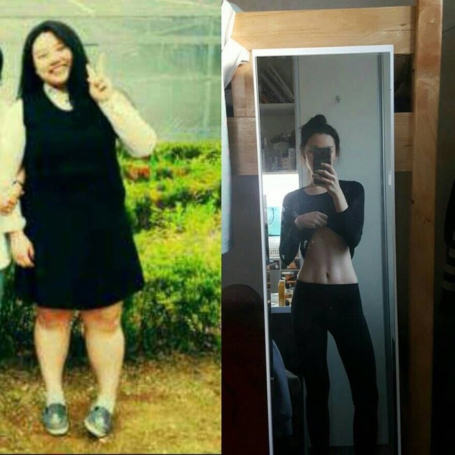 Jini jadi inspirasi banyak netizen setelah ia sukses diet dan menurunkan berat badannya yang dulu 100 kg, kini menjadi 50 kg. (Foto: Facebook)