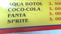 Bukan Coca-Cola tapi Coco-Cola. Kira-kira ini karena typo alias salah ketik atau memang jenis minuman baru ya? Foto: Istimewa