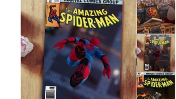Satu lagi hasil fitur photo mode yang dibuat jadi seperti cover komik. (Foto: Internet)
