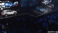 Suasana peluncuran Audi e-tron di San Francisco, Amerika. Foto: Audi