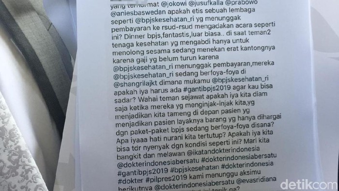 Ini Alasan BPJS Kesehatan Laporkan Akun @ifkarbirri ke Bareskrim
