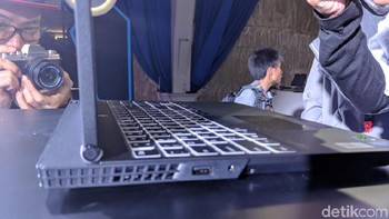 Dipadukan grafis Nvidia GTX 1050Ti dengan opsi sampai GTX 1060. (Foto: detikINET/Adi Fida Rahman)