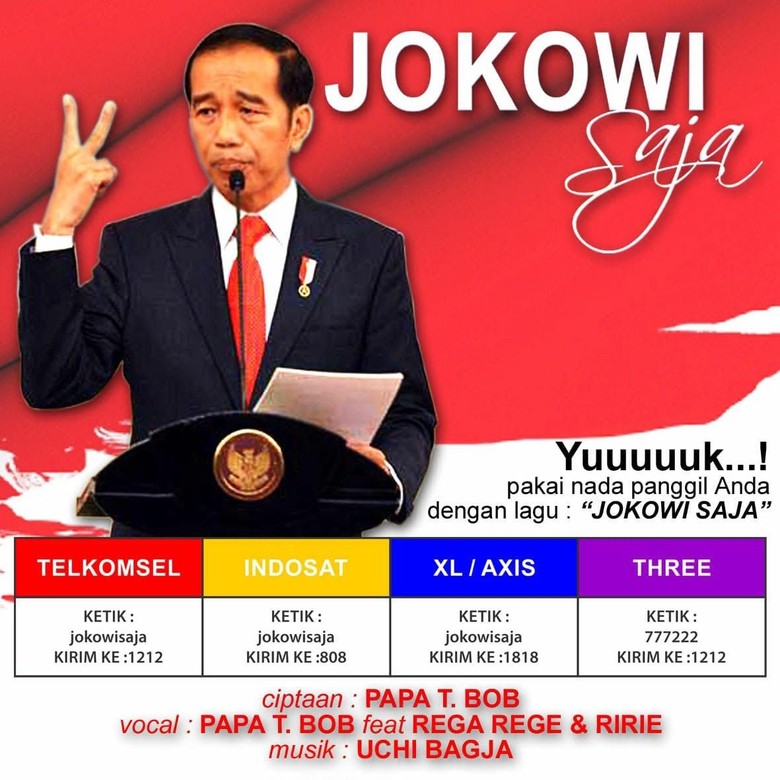 Timses Jokowi Bantah Bikin RBT Jokowi Saja