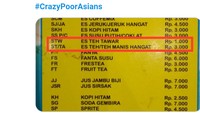 Teh manis dan teh tawar tentu beda harganya. Makanya akun @gitaaburizal lebih pilih teh tawar dan bawa gula sendiri. Foto: Instagram