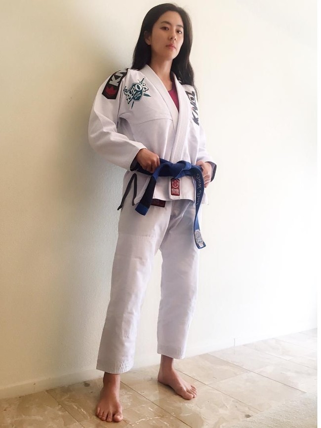 Pada Maret lalu, Jinri mengikuti kompetisi jiu jitsu tahap internasional, International Brazilian Jiu-Jitsu Federation (IBJJF) dan Master International Asia championship 2018 yang berlangsung di Tokyo, Jepang.  Foto: Instagram (@jinri_88)