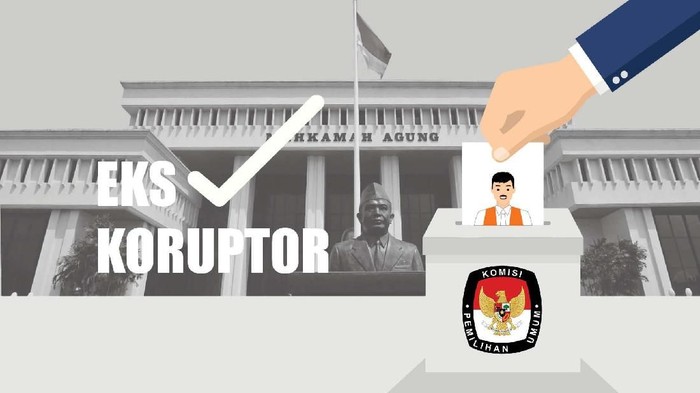 Ilustrasi fokus (bukan buat insert) MA Izinkan Eks Koruptor Nyaleg (Zaki Alfarabi/detikcom)