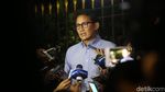 Foto: Sandiaga Tinggalkan Kediaman Prabowo Usai Bahas Timses
