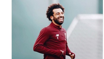 Setelah sampai final musim lalu, Mohamed Salah diyakini tak sabar lagi memulai petualangan baru musim ini. (Foto: Twitter)