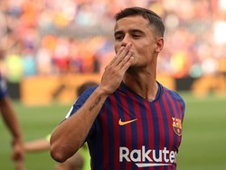 Frenkie de Jong sudah didapatkan Barca dengan harga 75 juta euro atau setara Rp 1,2 triliun. De Ligt bisa menghabiskan uang 70 juta euro dan Griezmann seharga 120 juta euro. Total menjadi 265 juta euro. Philippe Coutinho bisa menjadi solusi menambah uang belanja setelah ditetapkan nilai jualnya 100 juta euro. (Foto: Albert Gea/Reuters)