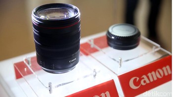 Sementara lensa RF hadir untuk memperluas sistem EOS melalui mount 54 mm yang menghadirkan empat seri lensa RF yakni RS 50 mm f/1.2L USM, RF 24-105 mm f/4L IS USM, RF 28-70 mm f/2L USM dan RF 35 mm f/1.8 IS STM.