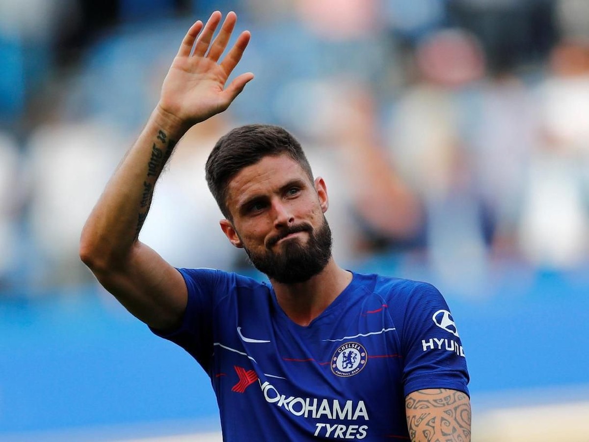 Pemian Chelsea, Olivier Giroud. (Foto: Eddie Keogh/Reuters)