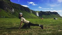 Satu olahraga yang sering dilakukan Wu adalah berlari sambil mendengarkan lagu. (Foto: Instagram/constancewu)