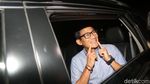 Foto: Sandiaga Tinggalkan Kediaman Prabowo Usai Bahas Timses