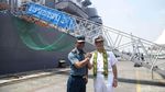 Kapal Perang Jepang Bersandar di Indonesia