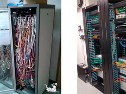 Potret Penataan Kabel Data yang Bikin Tercengang