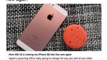 Yang kebagian iOS 12 tak cuma iPhone anyar. Ini salah satunya, yang lantas mengapresiasi performa iOS 12 di iPhone SE. (Foto: Twitter)