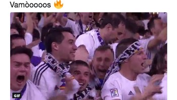 Real Madrid sudah juara Liga Champions tiga tahun terakhir, fansnya pun pasti antusias menantikan musim ini. (Foto: Twitter)