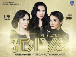 3 Diva Ajak Nostalgia di Konser Back In Time 26 September