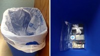 Ide ini bisa jadi cara paling praktis dan hemat. Cukup menyiapkan satu plastik untuk menutup tempat sampah, orang pasti tak akan tahu ada barang berharga di balik plastik itu. Istimewa/Boredpanda.