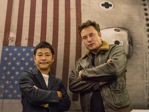 Miliarder Jepang Ajak 8 Orang Tur ke Bulan Pakai Roket Elon Musk, Gratis!