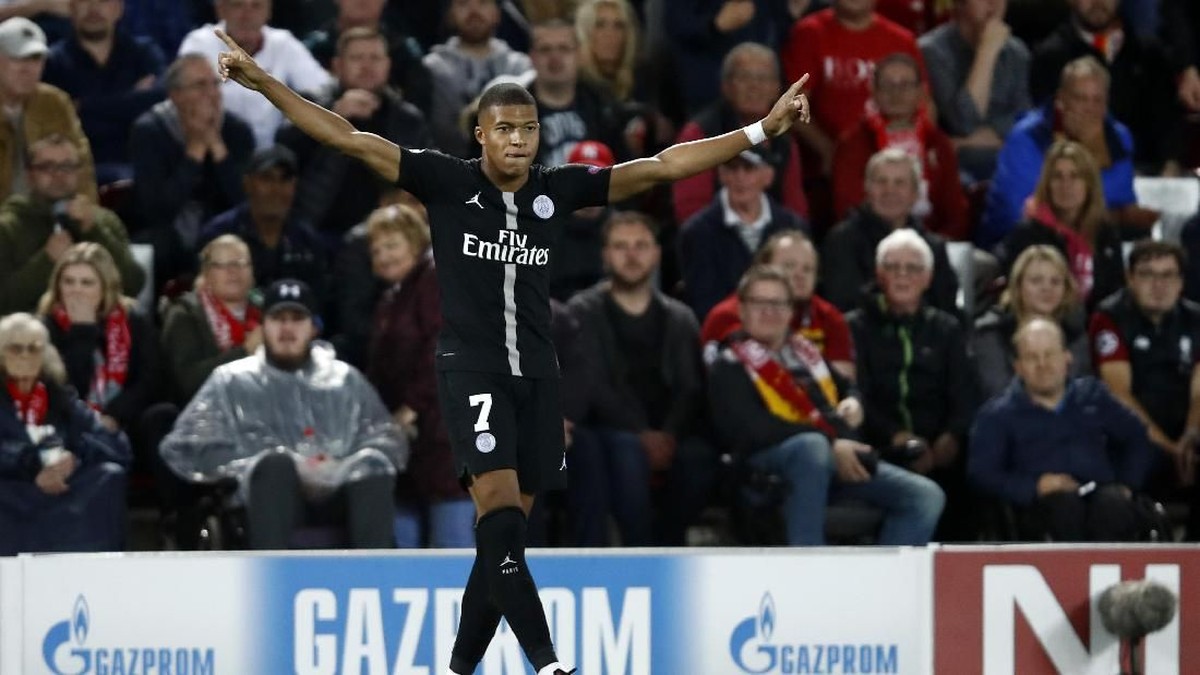 Pemain Paris Saint-Germain, Kylian Mbappe. (Foto: Julian Finney/Getty Images)