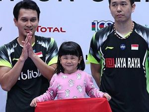 Manisnya Kedekatan Pebulutangkis Mohammad Ahsan dengan Anaknya