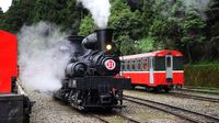 Lokomotif tua di Alishan Forest Railway (Maggie Wong/CNN Travel)