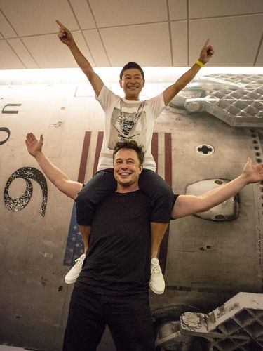 yusaku maezawa elon musk space x bulan yusaku maezawa elon musk space x bulan