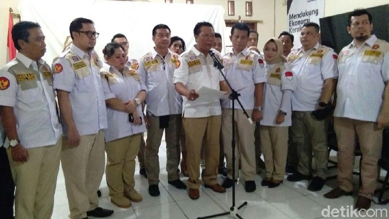 Relawan Satria Deklarasi Dukung Prabowo-Sandiaga