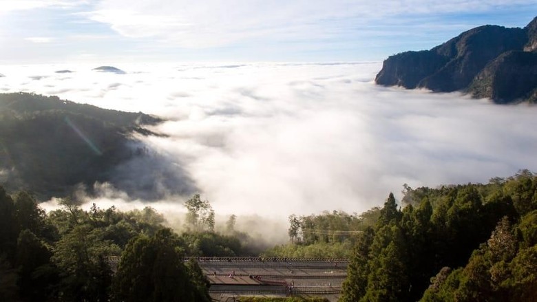 Foto: Alishan Forest Railway, jalur kereta di atas awan Taiwan (Lai Guo-hua/CNN Travel) Foto: Alishan Forest Railway, jalur kereta di atas awan Taiwan (Lai Guo-hua/CNN Travel)
