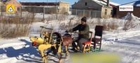 Kreatif! Petani Asal China Ini Buat Kendaraan Bentuk Kepiting