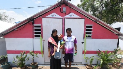 Ini Dia Rumah Transisi untuk Korban Gempa Lombok