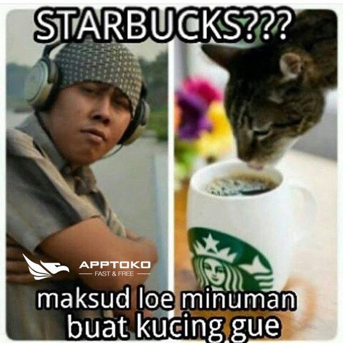 Suka Ngopi Di Starbucks Hati Hati Keselek Saat Lihat Meme Ini