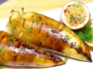 Resep Nasi Goreng Cumi Bakar, Sarapan Lezat dari Boga Laut