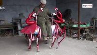 Kreatif! Petani Asal China Ini Buat Kendaraan Bentuk Kepiting