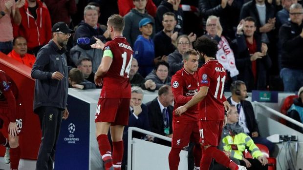 Xherdan Shaqiri bahkan sering menjadi pengganti Mohamed Salah di Liverpool.