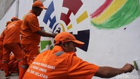 Pembuatan mural ini guna menyambut Asian Para Games 2018 yang akan berlangsung di Jakarta.