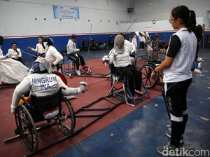 Intip Tempat Latihan Cabor Anggar Kursi Roda
