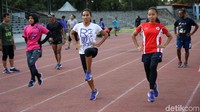 Dari 44 atlet yang akan diturunkan di multievent Asia atlet difabel yang berlangsung 6 sampai 13 Oktober tak semuanya hadir. Hal itu dikarenakan pagi harinya mereka sudah menjalani intensitas latihan yang tinggi.