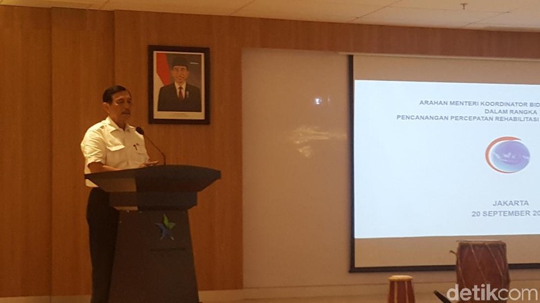 Canangkan Rehabilitasi Mangrove, Luhut Singgung Ribut soal Reklamasi Canangkan Rehabilitasi Mangrove, Luhut Singgung Ribut soal Reklamasi