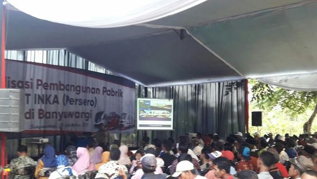 INKA sosialisasi pembangunan pabrik di Banyuwangi