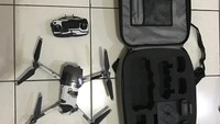 Barang bukti berupa drone yang diduga berhasil digasak oleh komplotan Dede Idol. Foto: dok ist