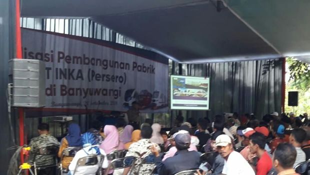 INKA sosialisasi pembangunan pabrik di Banyuwangi