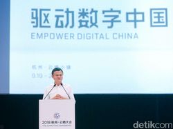 Penampilan Terakhir Jack Ma Sihir Pesta Teknologi Alibaba