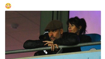 Sudah 4 kali berturut-turut City kalah di Liga Champions. Foto: Twitter