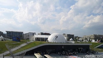 Computing Conference berlangsung di Cloud Town International Convention and Exhibition Center, Hangzhou, China, 19-22 September 2018. (Foto: detikINET/Rachmatunnisa)